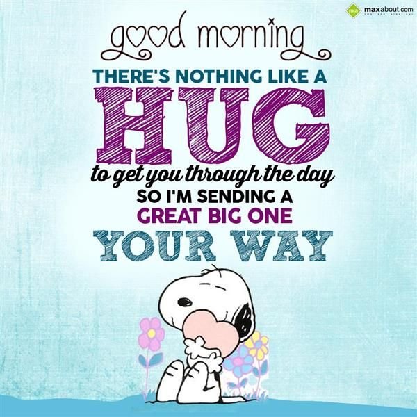 Good Morning Hug Images