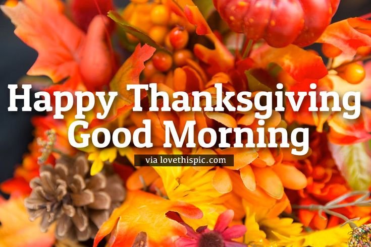 Good Morning Thanksgiving Images