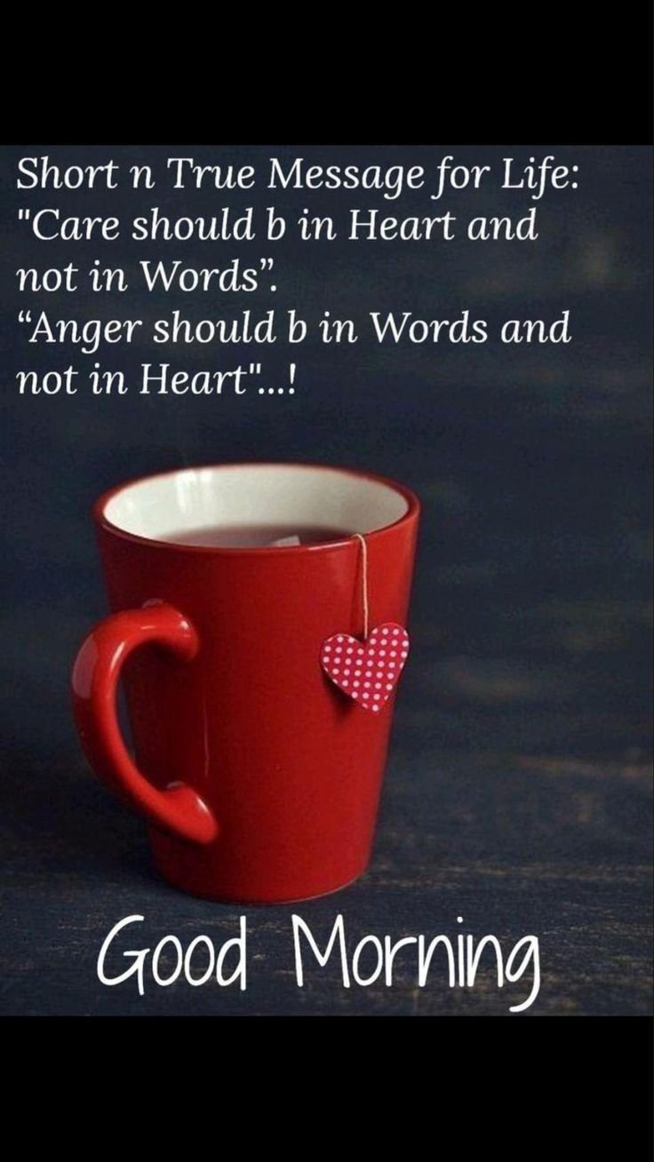 short and true message for life : 