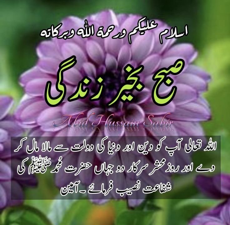 Subha Bakhair - Good Morning Image in Urdu