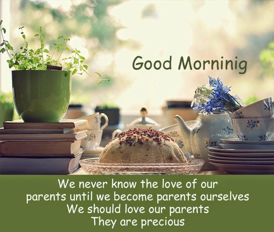 Good Morning Parents Quotes Images