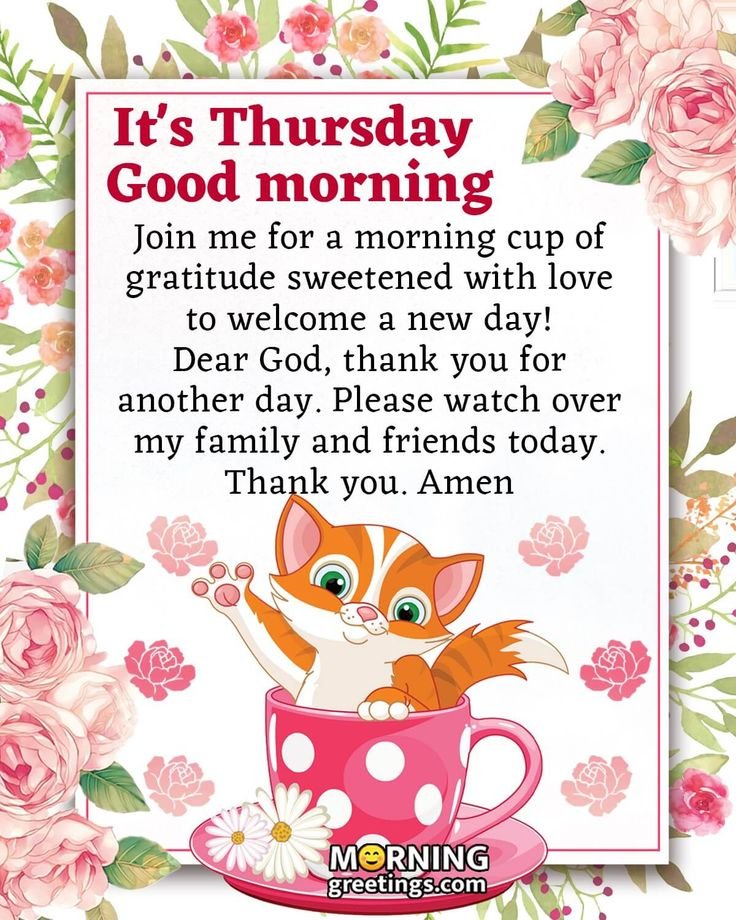 good morning thursday