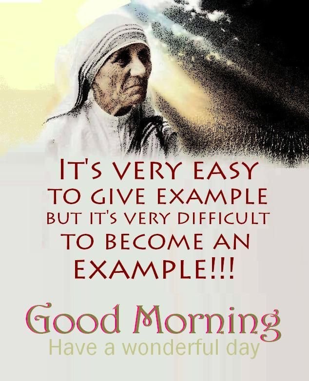 Morning Mother Teresa Images