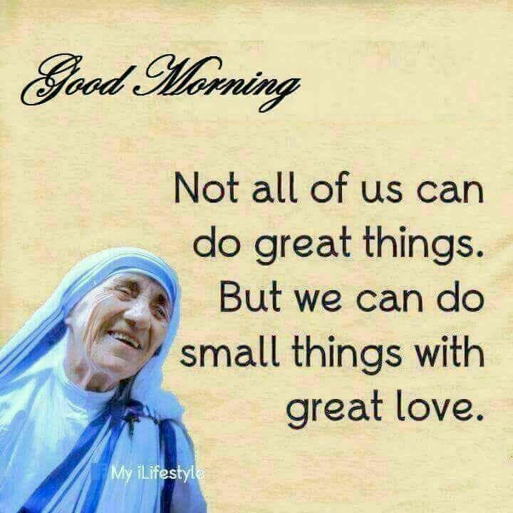 Morning Mother Teresa Images