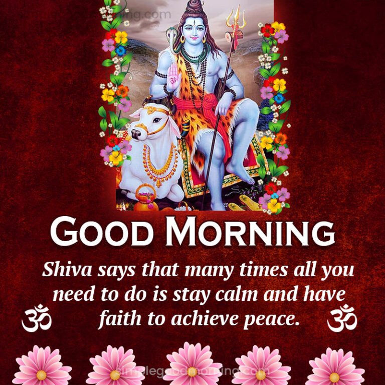 Good Morning Shiva Images