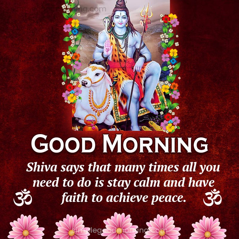 45+ Good Morning Shiva Quotes Images