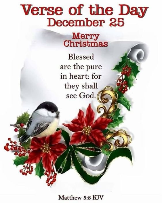 blessed christmas greeting card