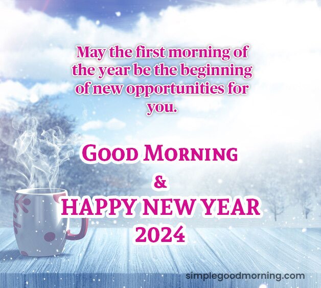 Good Morning First Day Of New Year